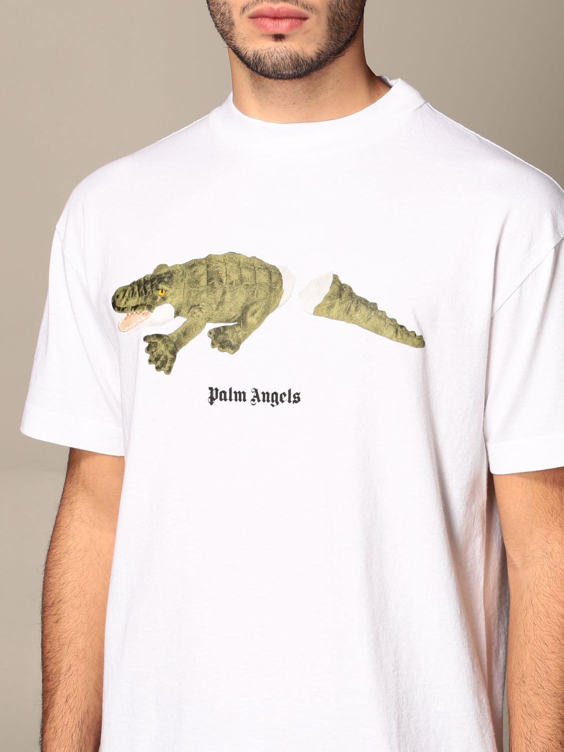 PALM ANGELS CROCODILE T-SHIRT on Sale - Palm Angels® Official