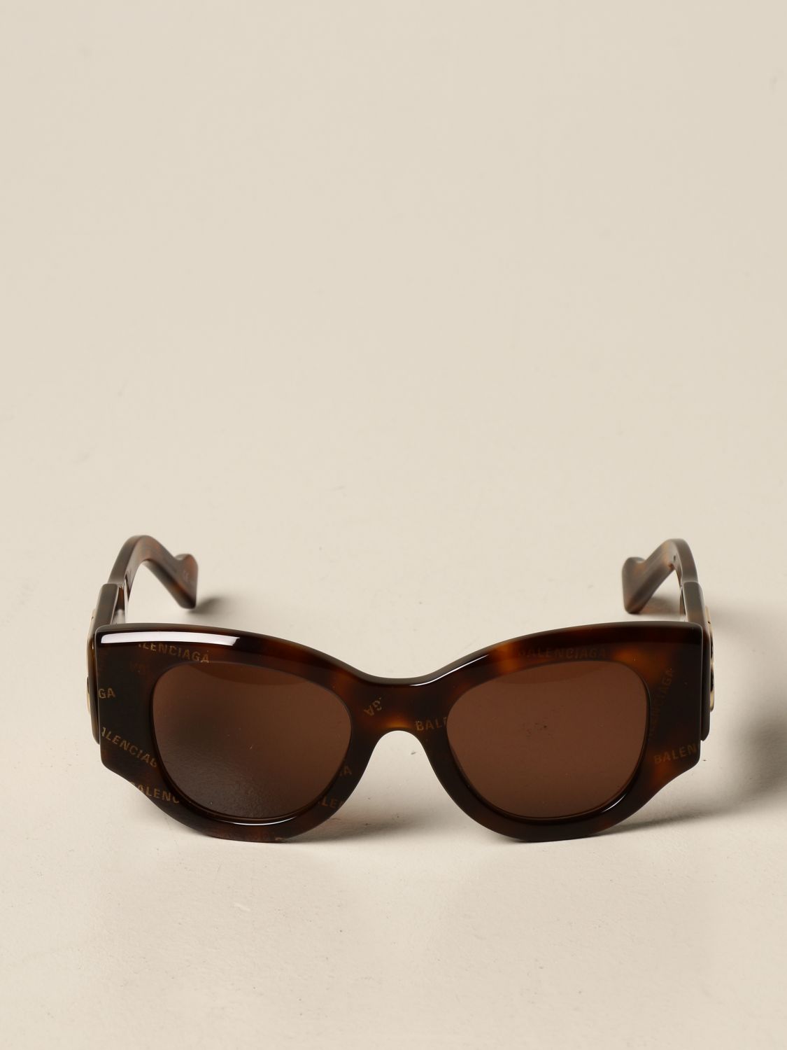 BALENCIAGA: sunglasses in acetate with BB logo | Glasses Balenciaga ...