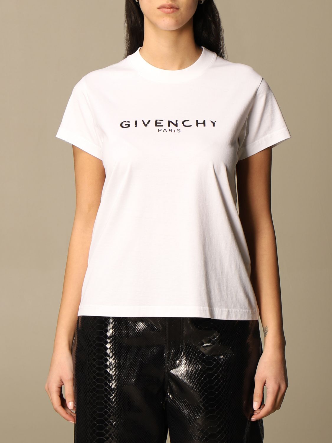 T-Shirt Givenchy BW708H3Z0Y Giglio EN