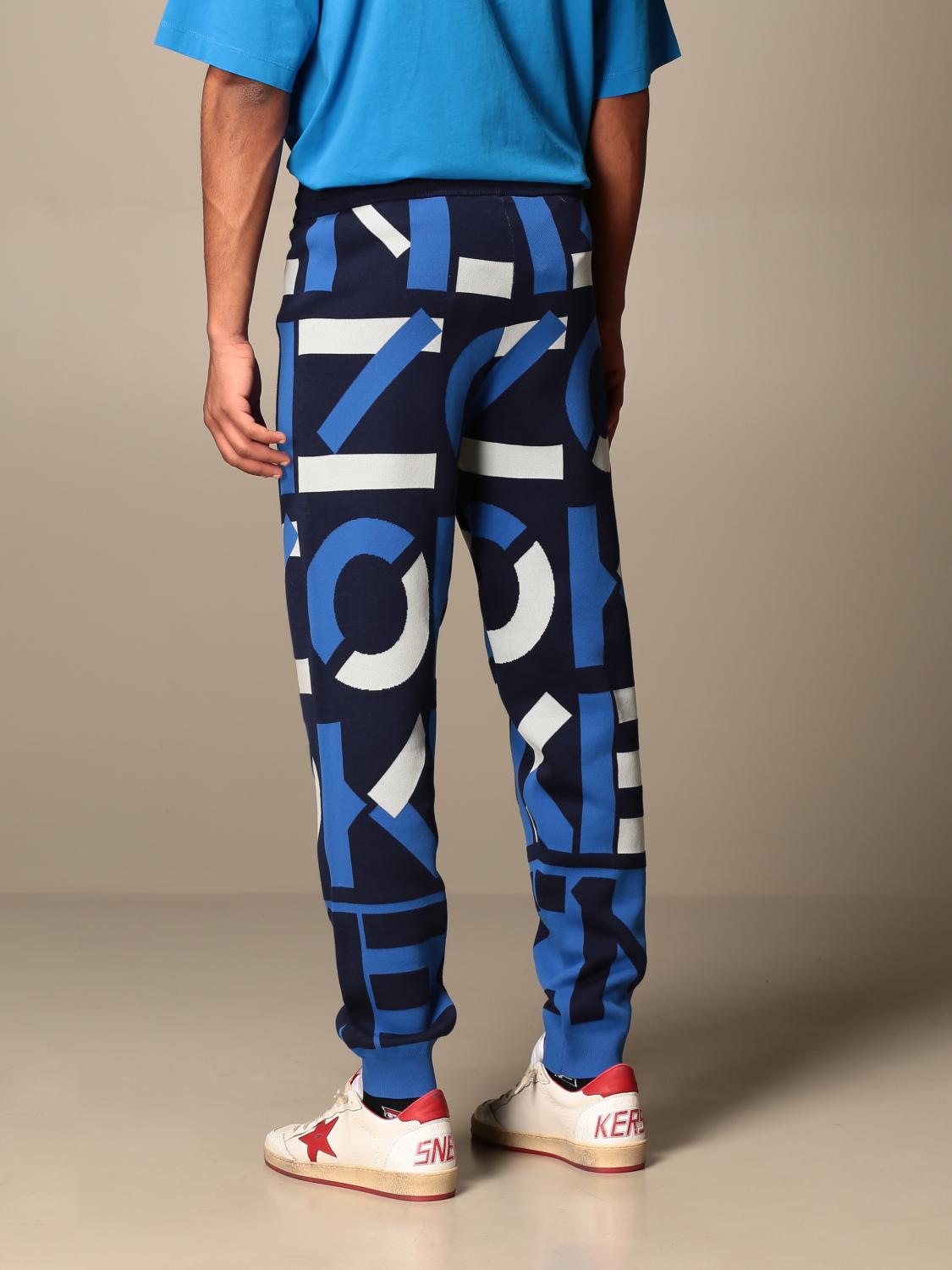 Kenzo Pantaloni jogger con logo K04238J