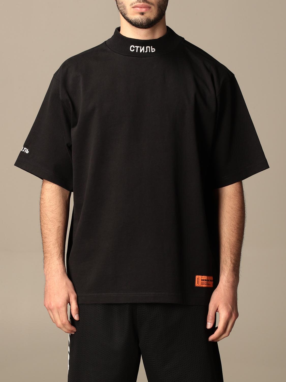 heron preston logo t shirt