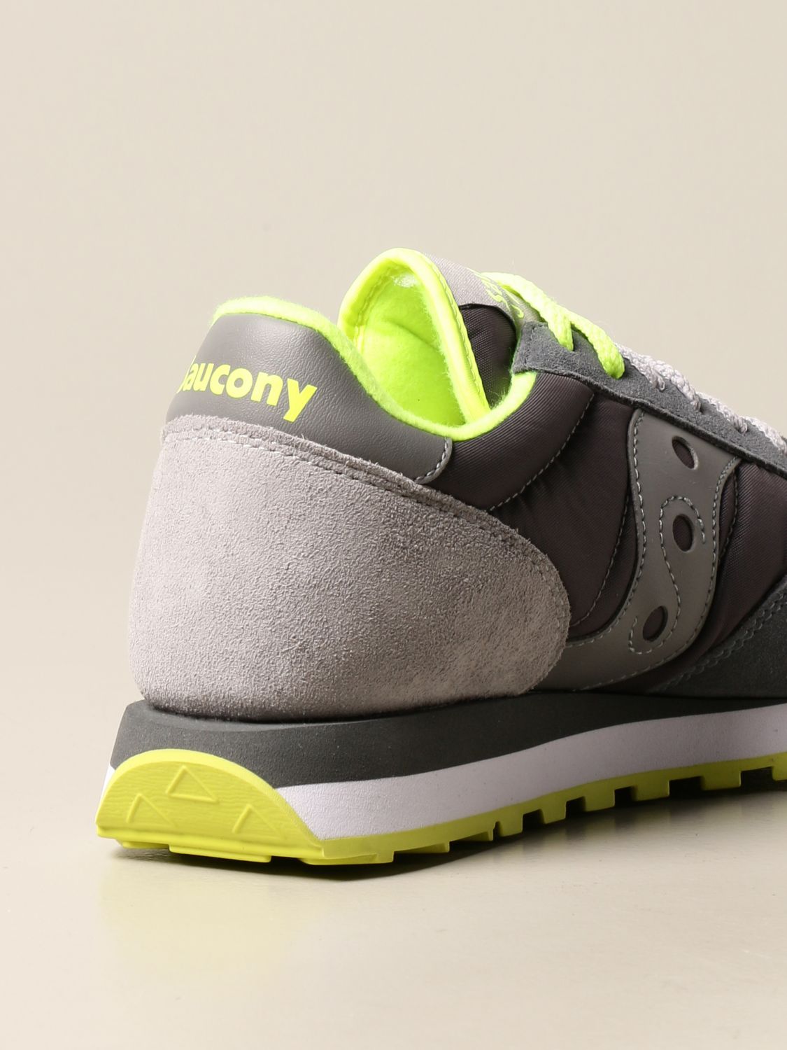 Saucony Outlet: sneakers in synthetic suede and nylon - Grey | Saucony ...
