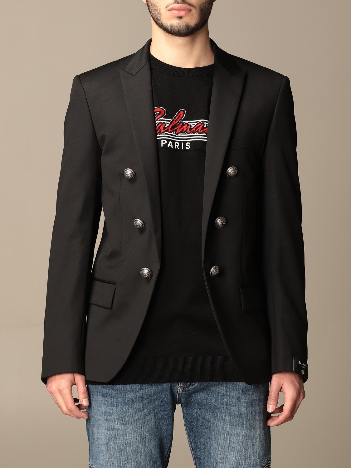 BALMAIN: jacket with metal buttons 