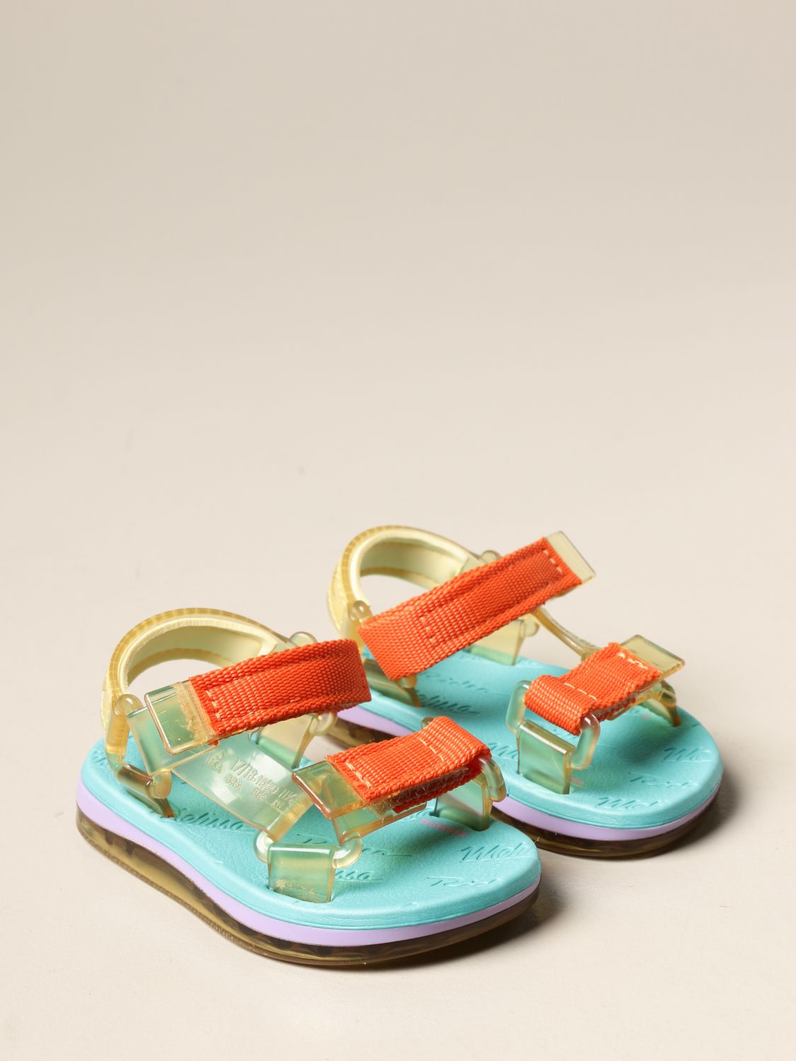 MINI MELISSA: Zapatos para niña, Celeste | Zapatos Mini Melissa 32972 línea en GIGLIO.COM