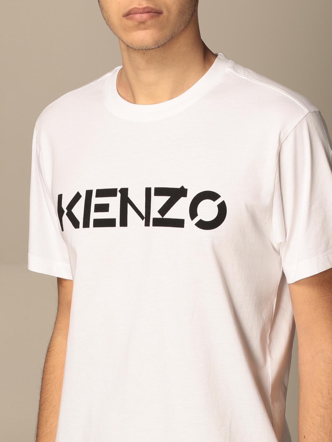 Kenzo cotton t shirt with logo