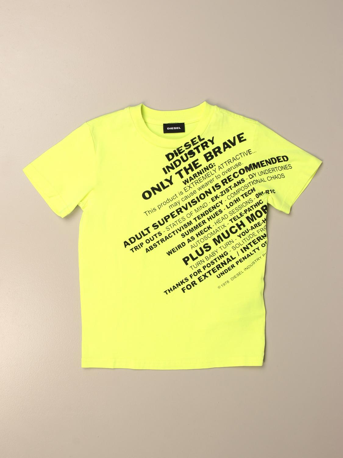 diesel yellow t shirt