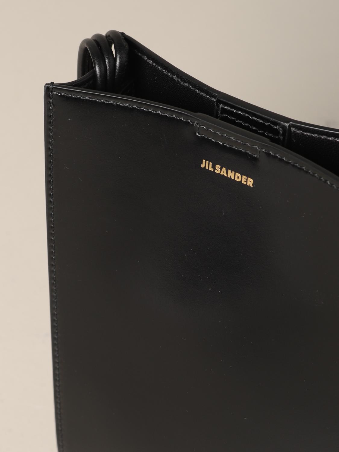 Tangle Jil Sander bag in brushed leather