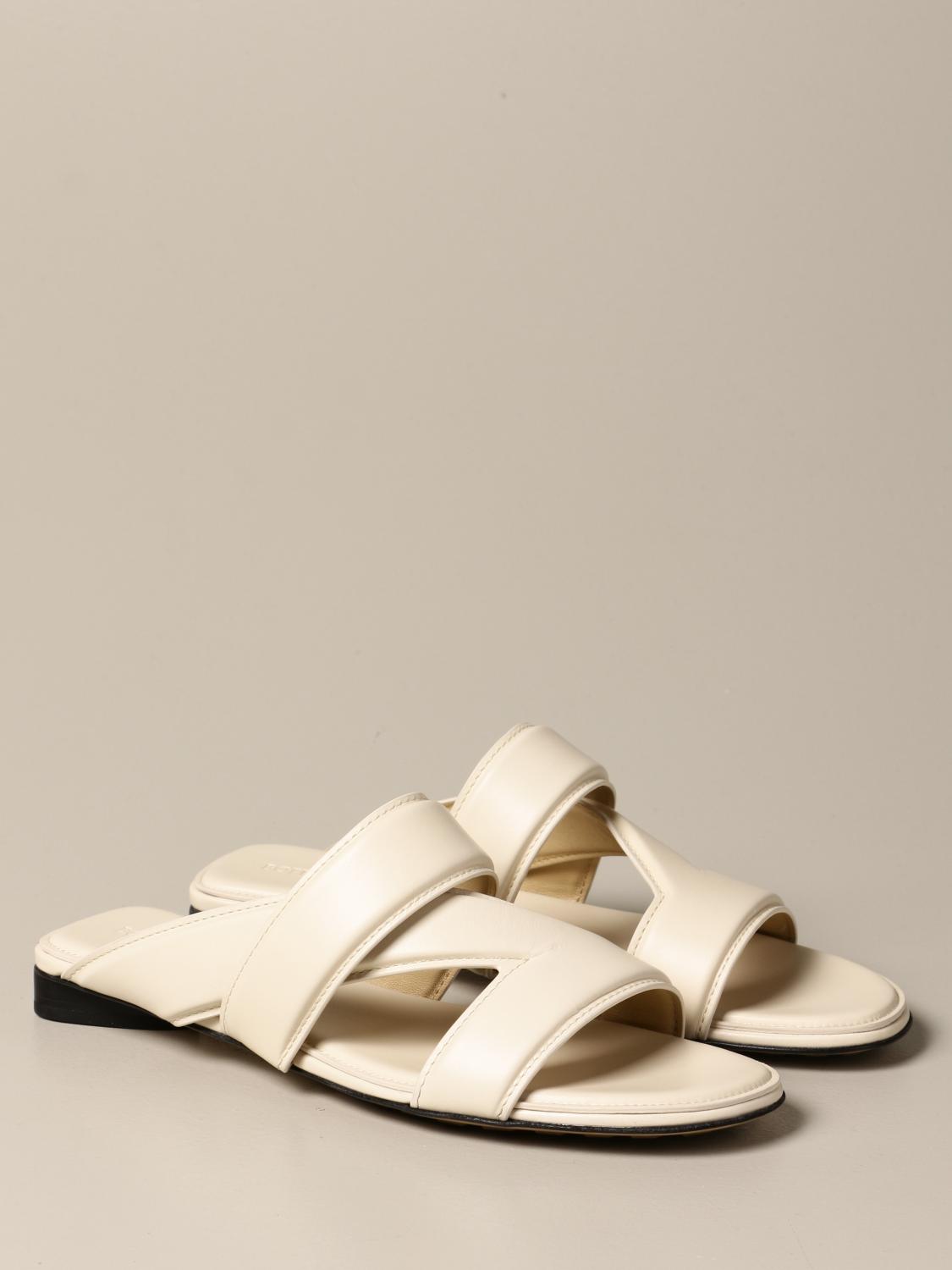 bottega veneta leather sandals