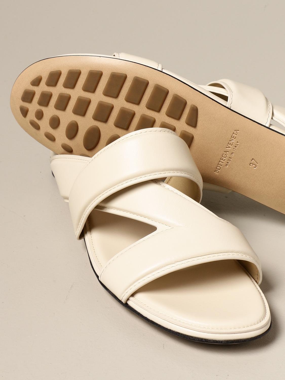 bottega veneta leather sandals