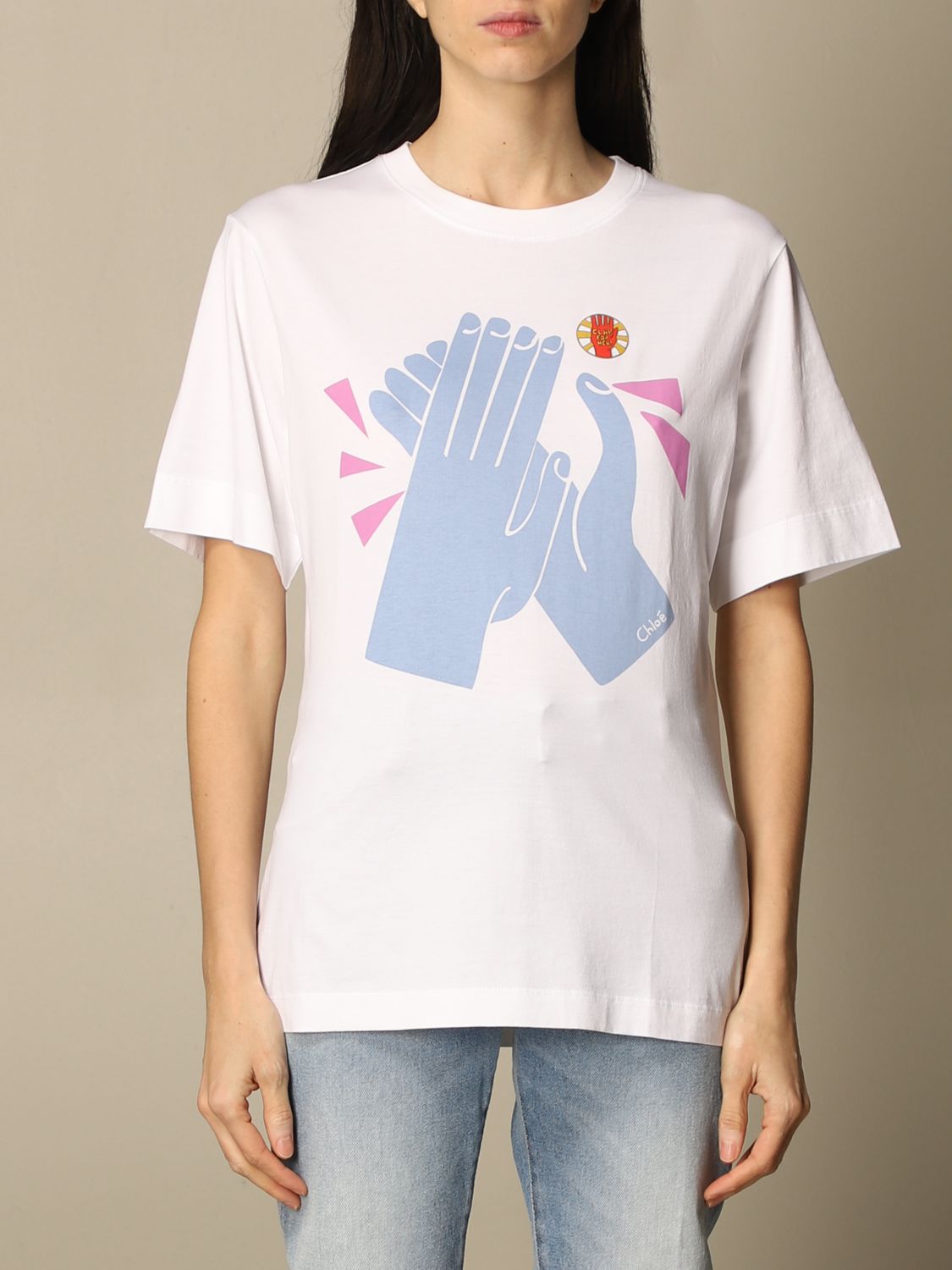 CHLOÉ: T-shirt women ChloÉ | T-Shirt Chloé Women White | T-Shirt Chloé