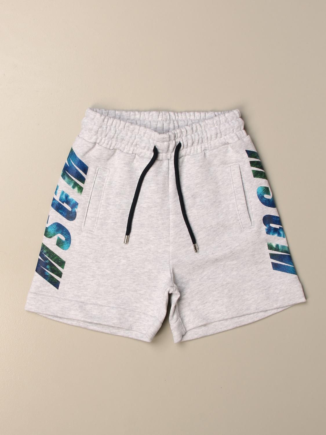 boys grey jogger shorts