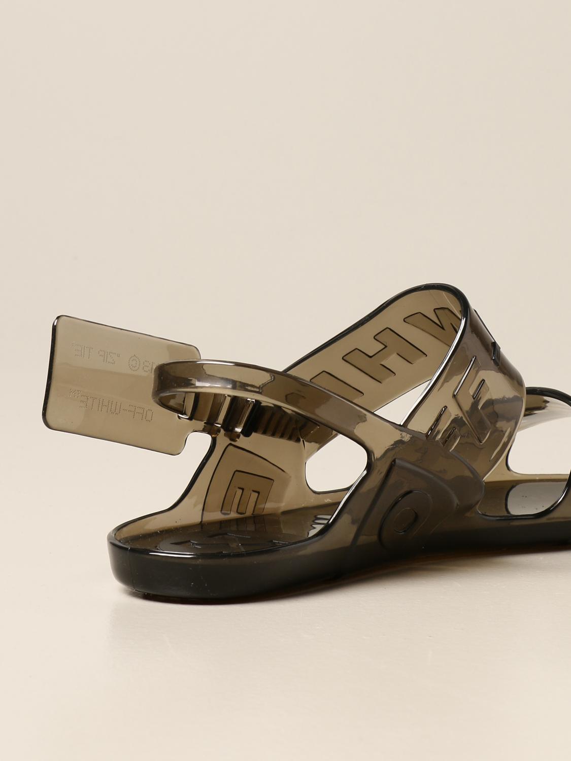 womens white flat sandals