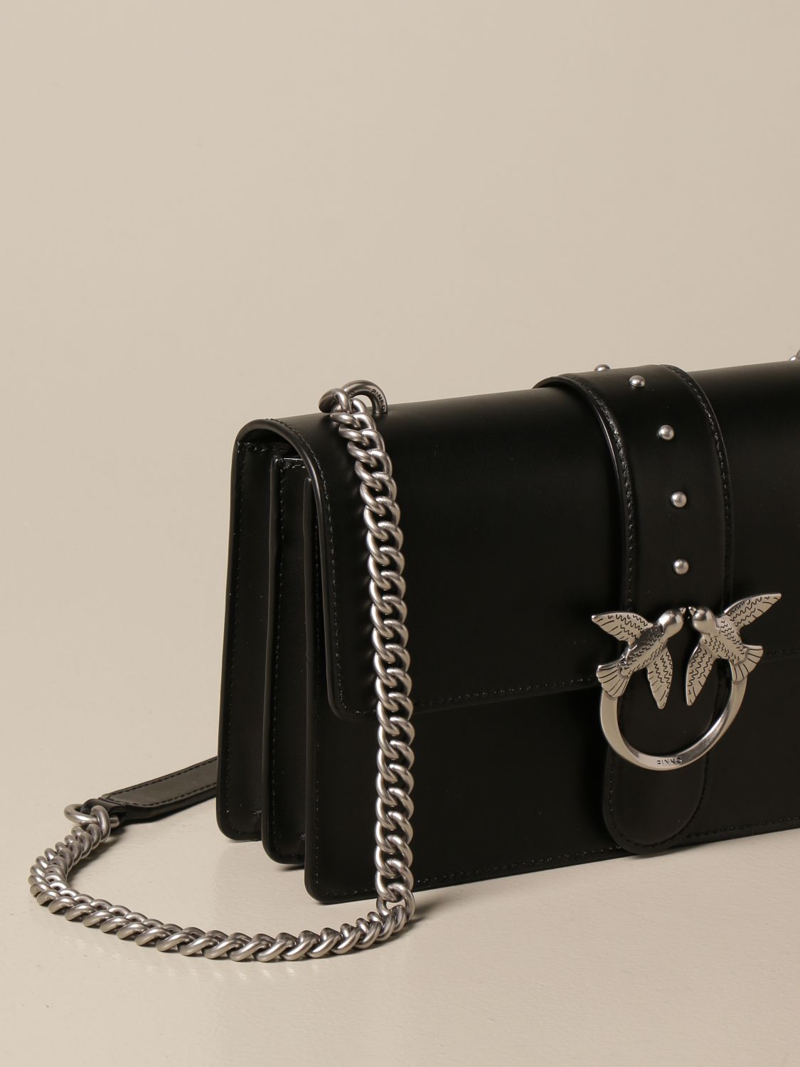 PINKO: Love Classic Icon Simply 5 leather bag | Crossbody Bags Pinko ...