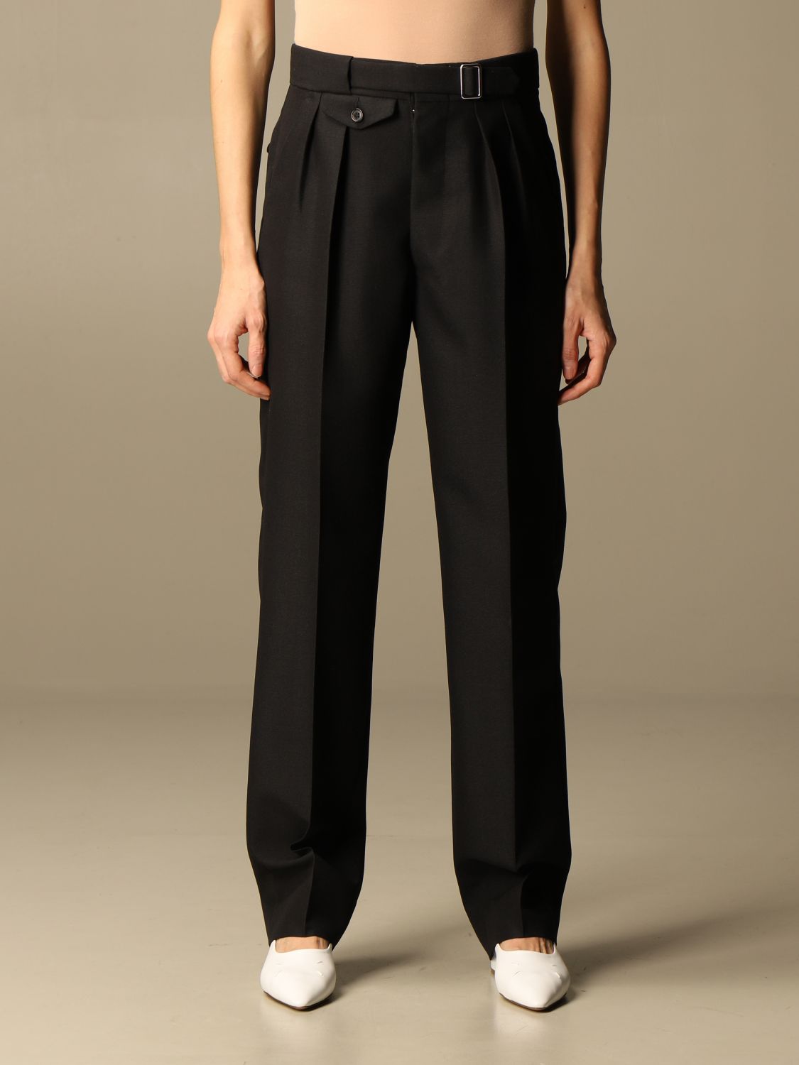 MAISON MARGIELA: trousers with america pockets - Black | Maison ...