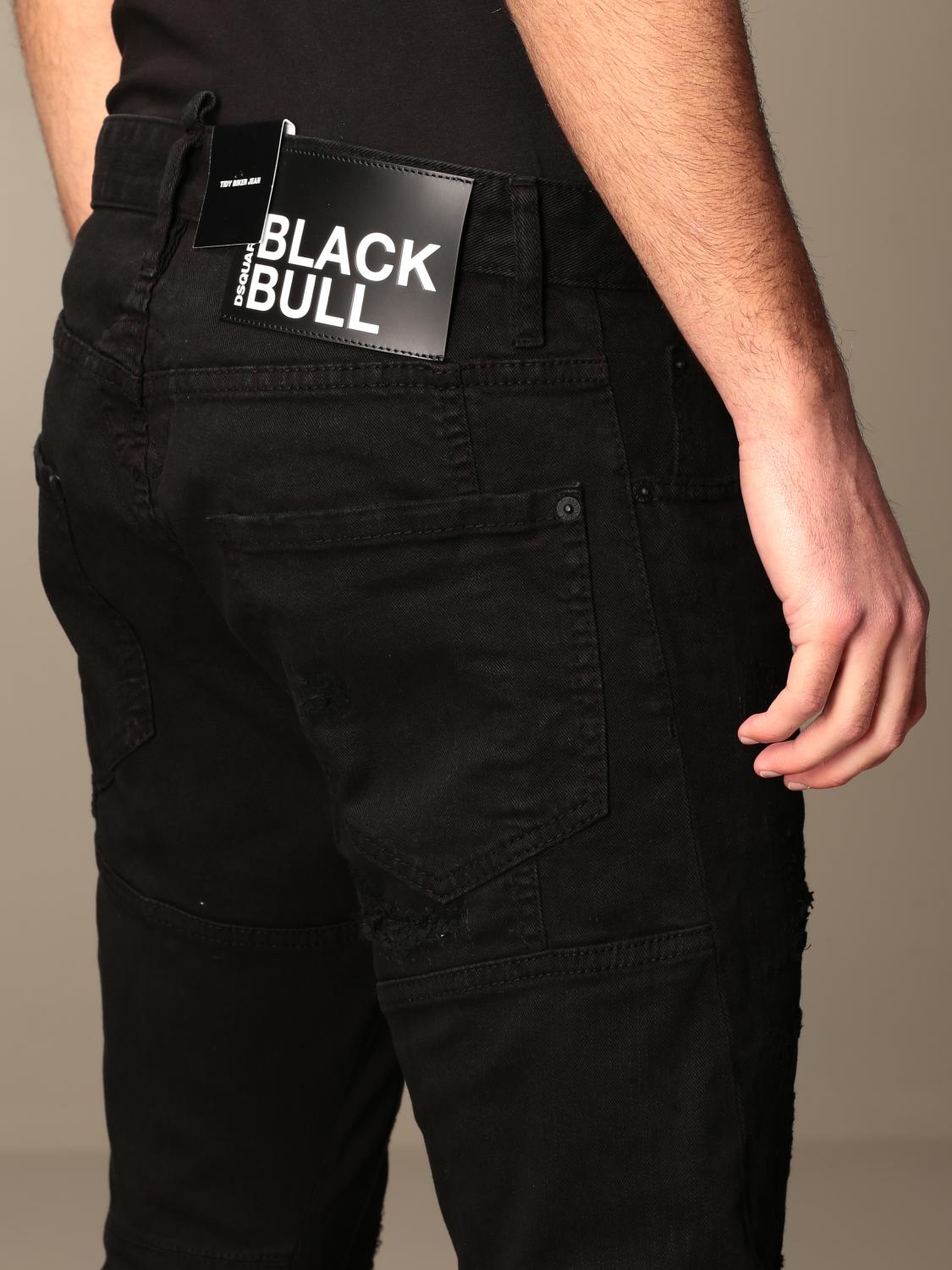 dsquared jeans black mens