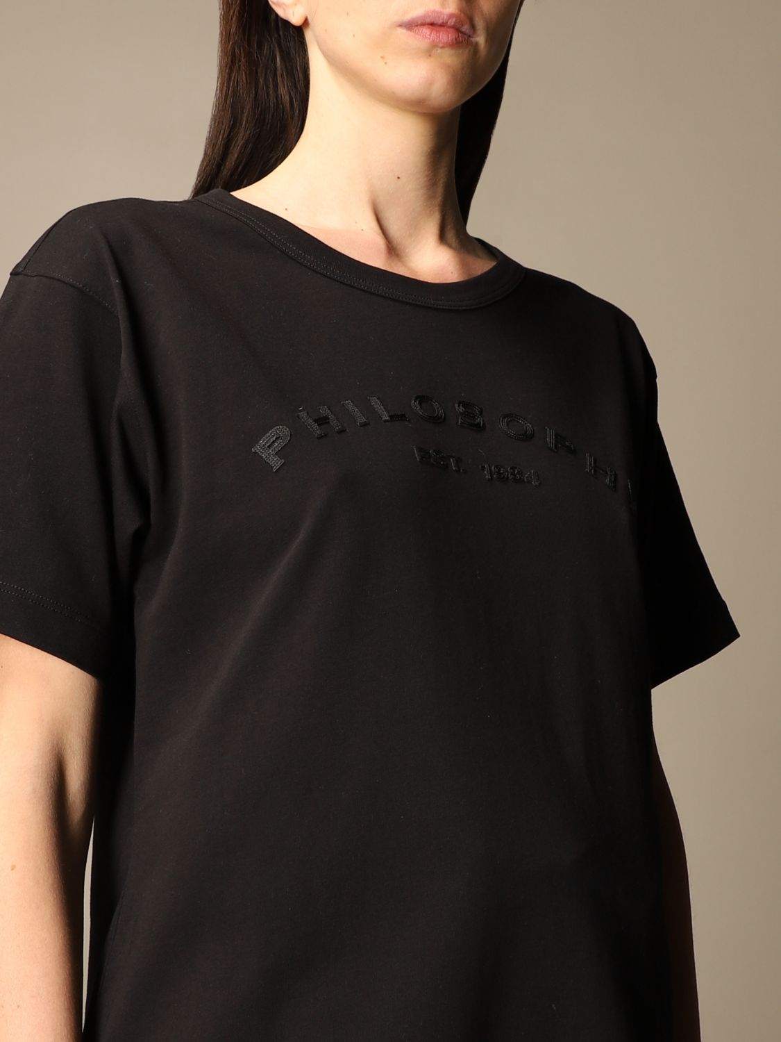 T-Shirt Philosophy Di Lorenzo Serafini: Philosophy Di Lorenzo Serafini logo t-shirt black 5