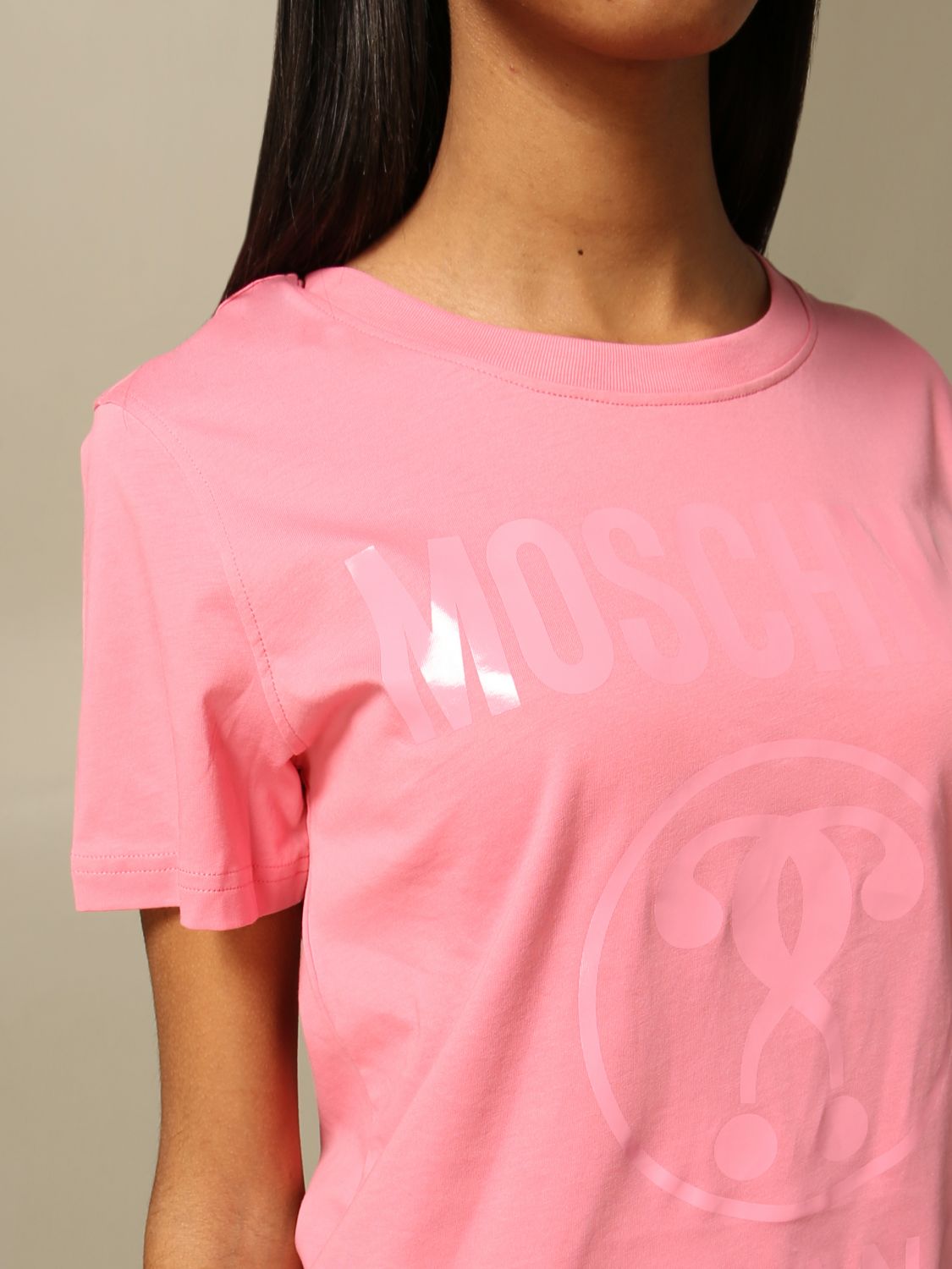 moschino pink tshirt