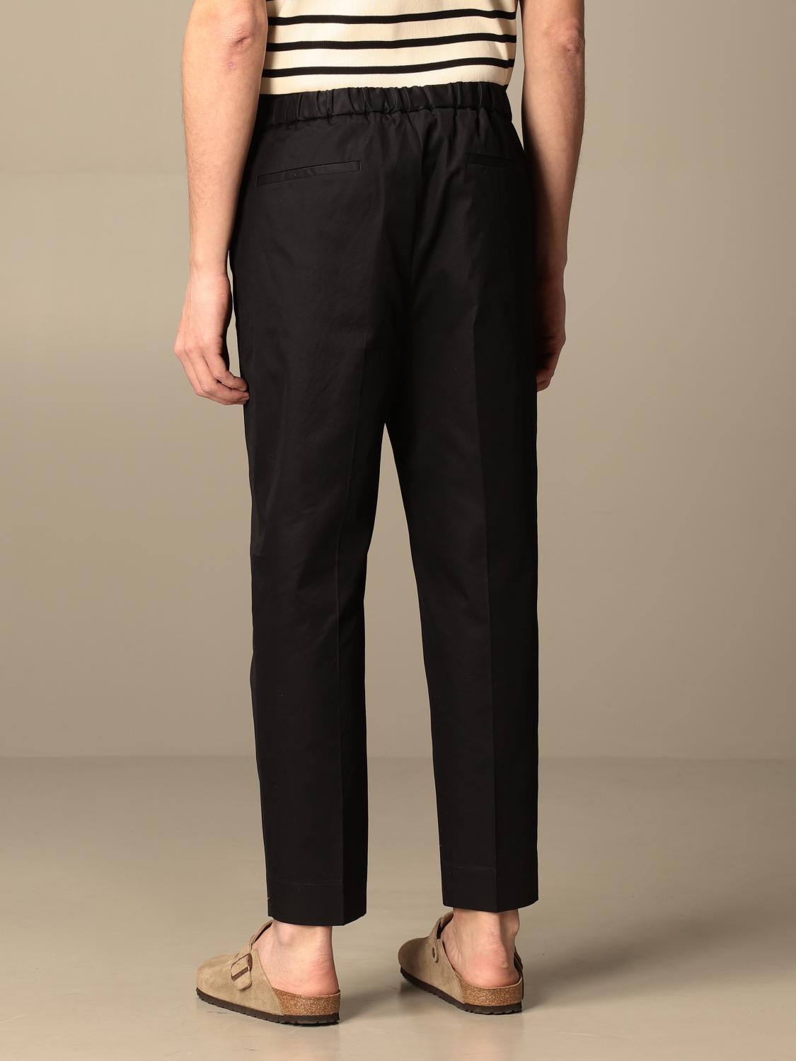 JIL SANDER jogging trousers with welt pockets Blue Jil Sander