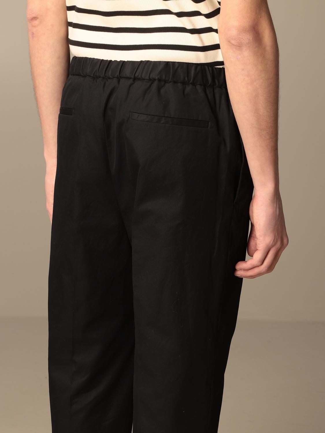 JIL SANDER jogging trousers with welt pockets Blue Jil Sander