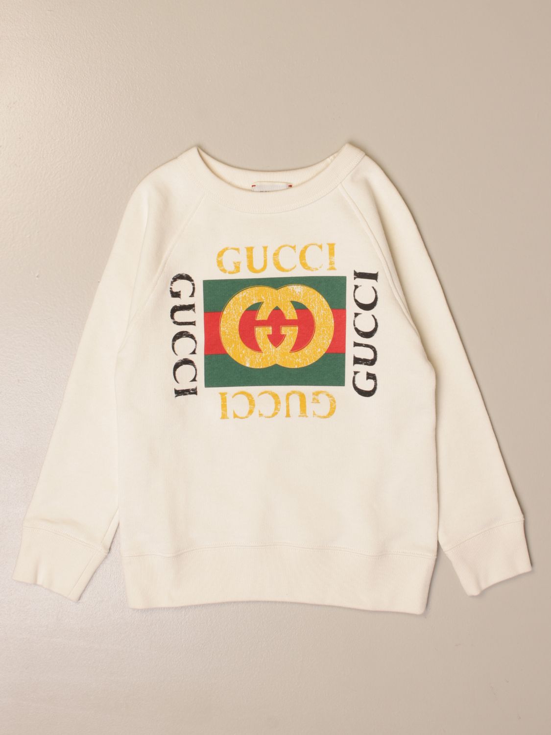 gucci crewneck logo sweatshirt