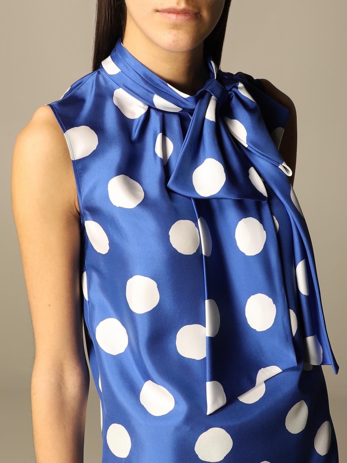 moschino polka dot shirt