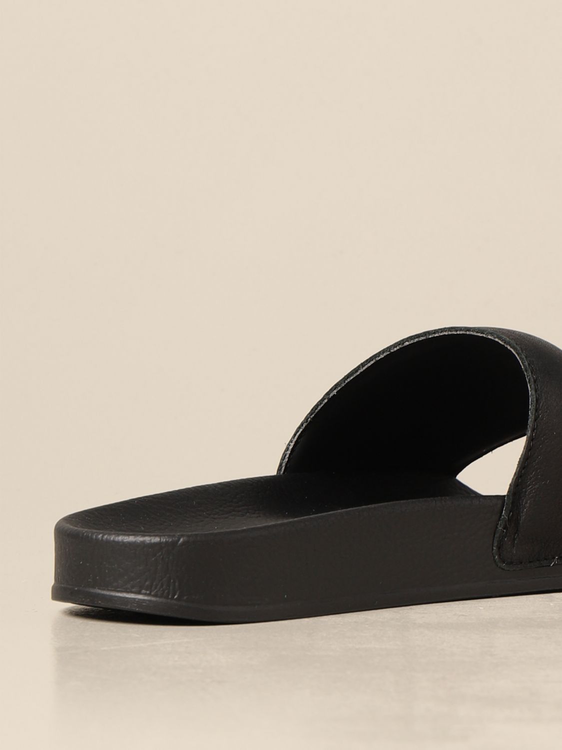 HERON PRESTON: rubber slipper sandal | Sandals Heron Preston Men Black ...