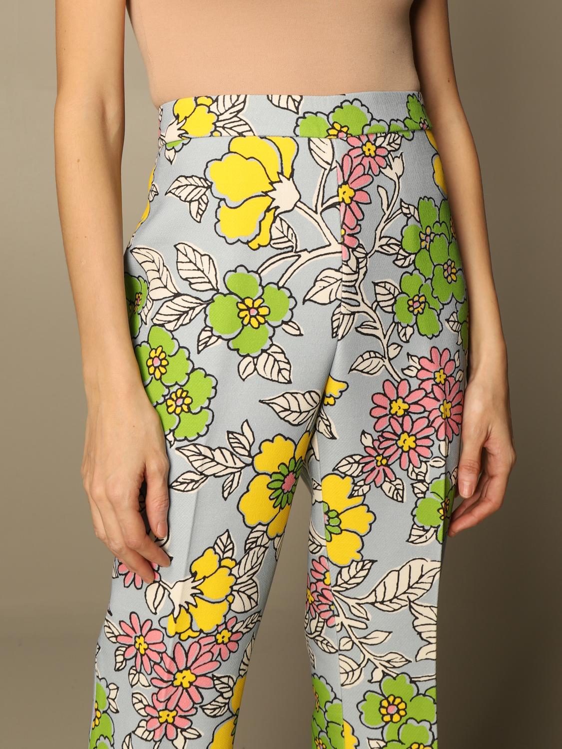 tory burch floral pants