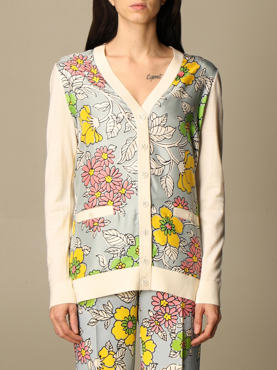floral pattern cardigan