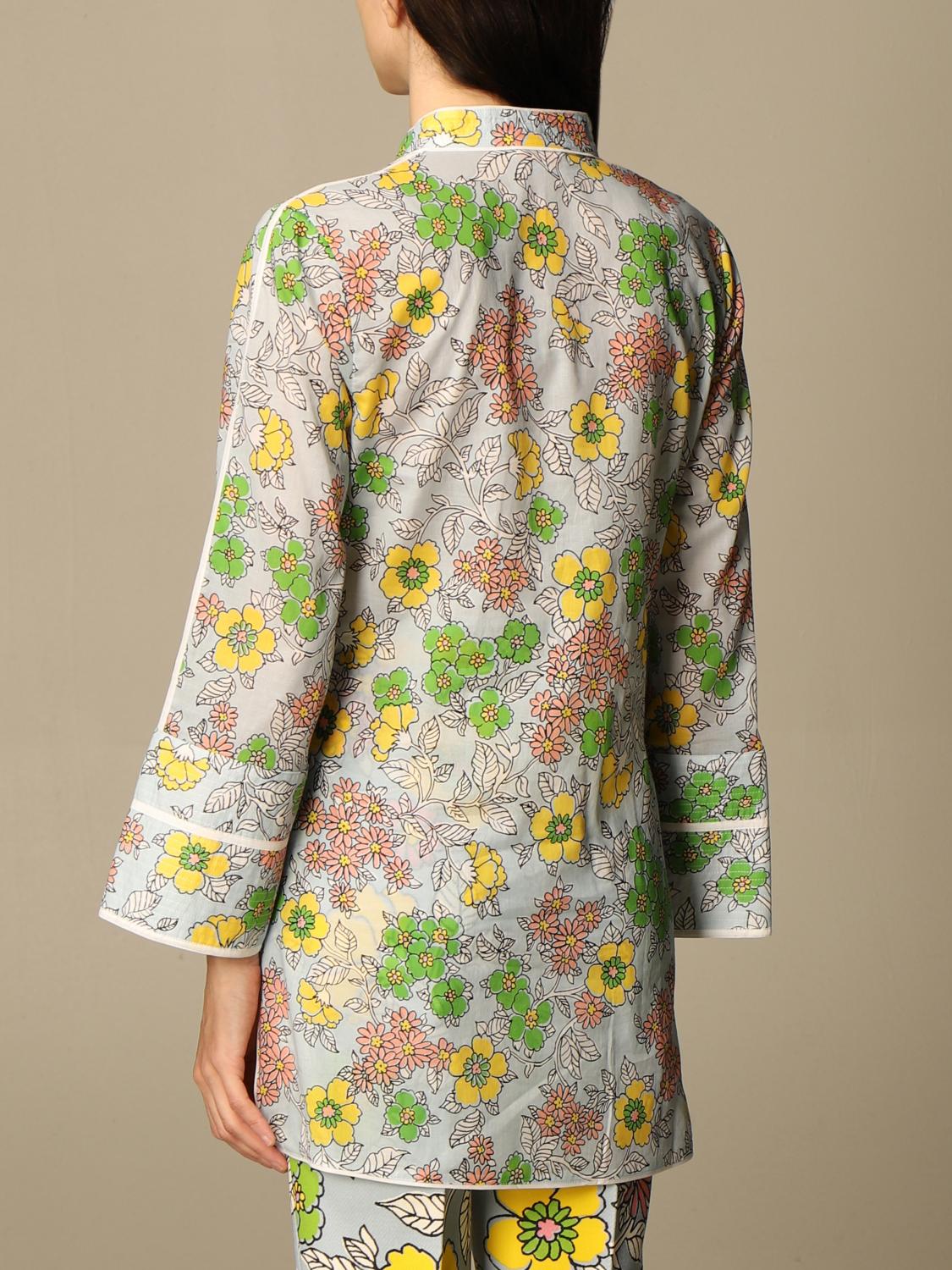 tory burch floral coat