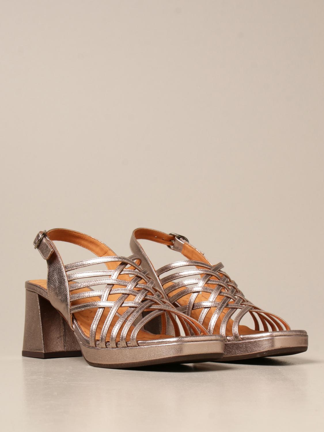 Geya Chie Mihara sandal in laminated leather