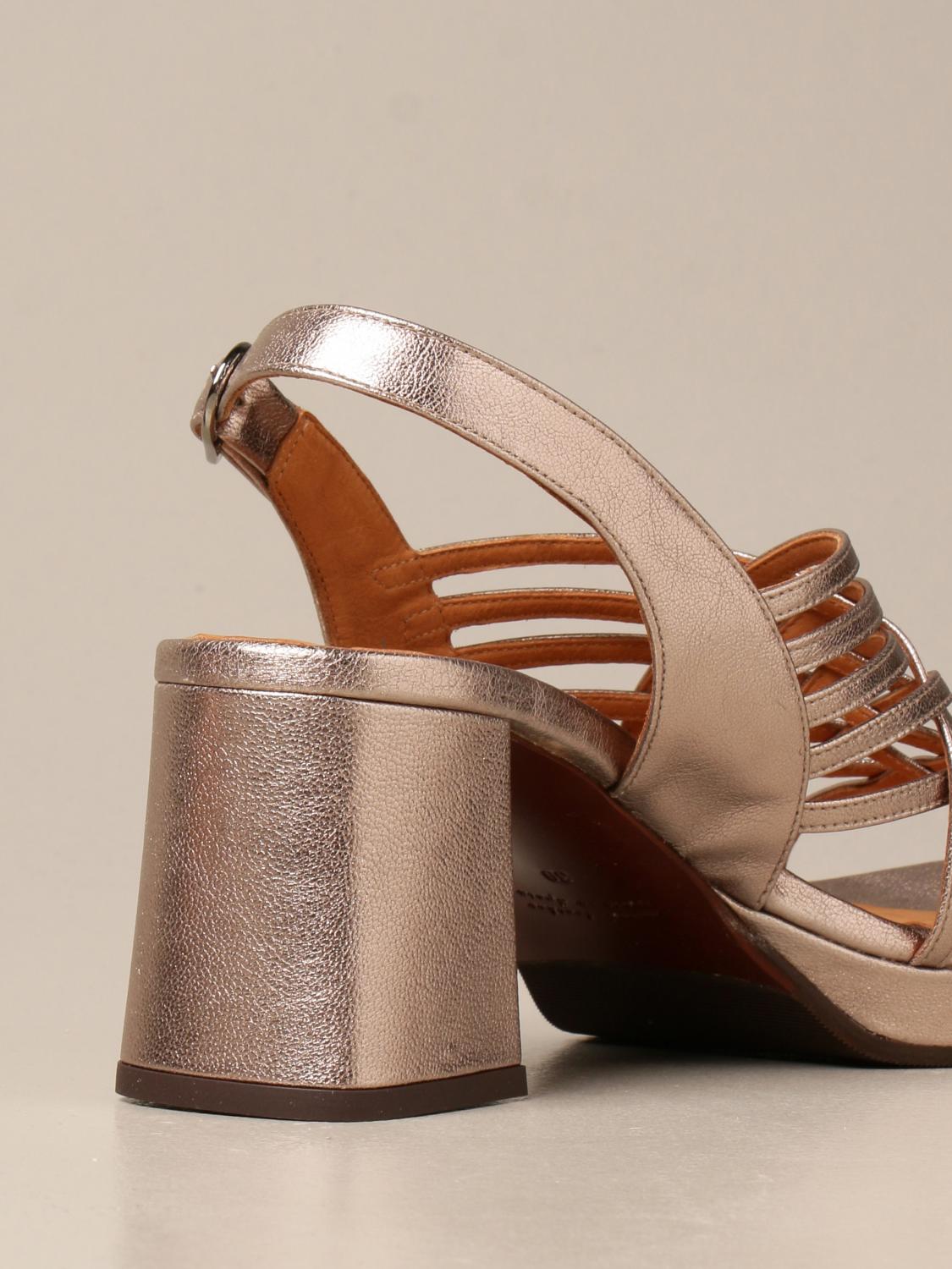 Geya Chie Mihara sandal in laminated leather