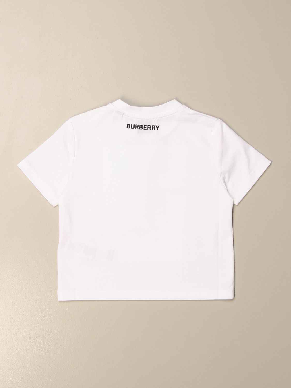 T-shirt Burberry: Burberry cotton t-shirt with print white 2
