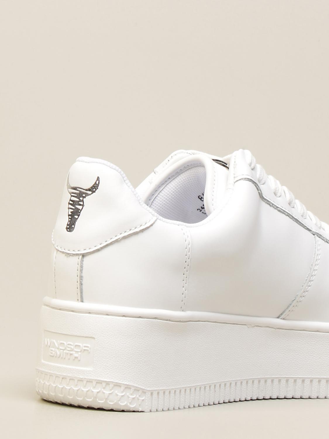 windsor smith white platform sneakers