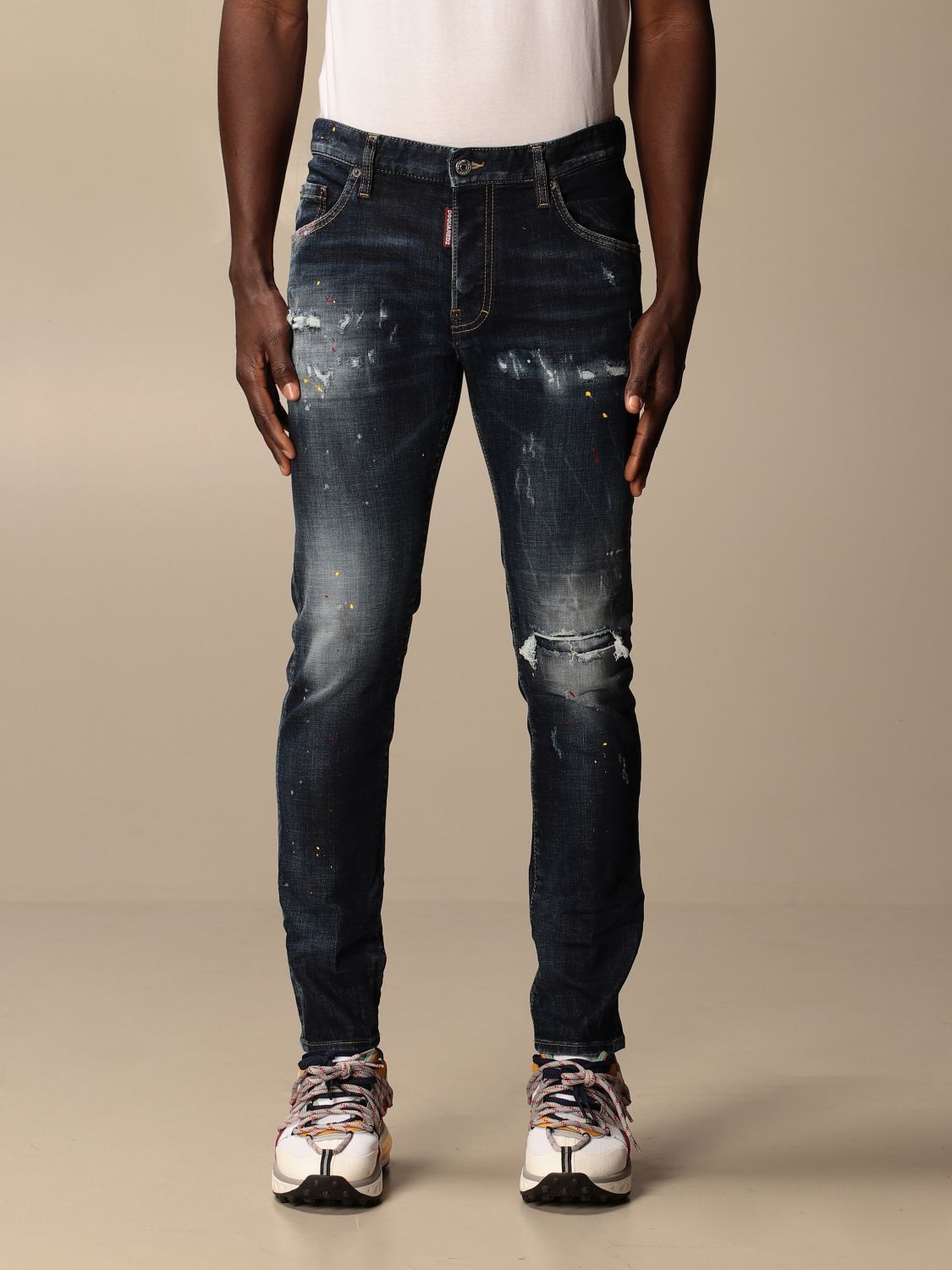 DSQUARED2: jeans for men - Blue | Dsquared2 jeans S74LB0835 S30664 ...