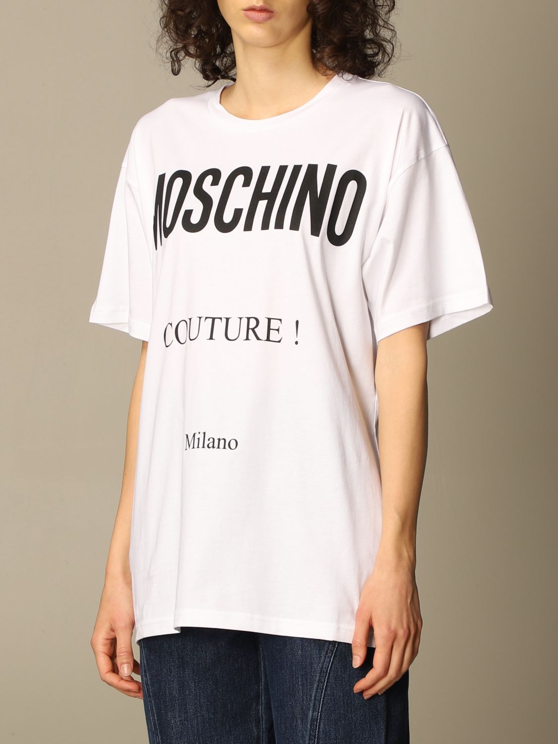 MOSCHINO COUTURE: T-shirt women | T-Shirt Moschino Couture Women White ...