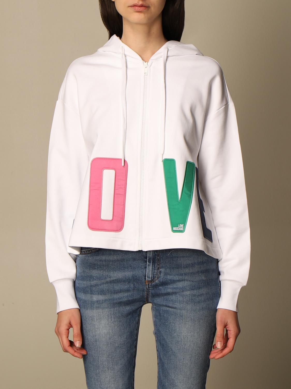 love moschino kapuzenpullover
