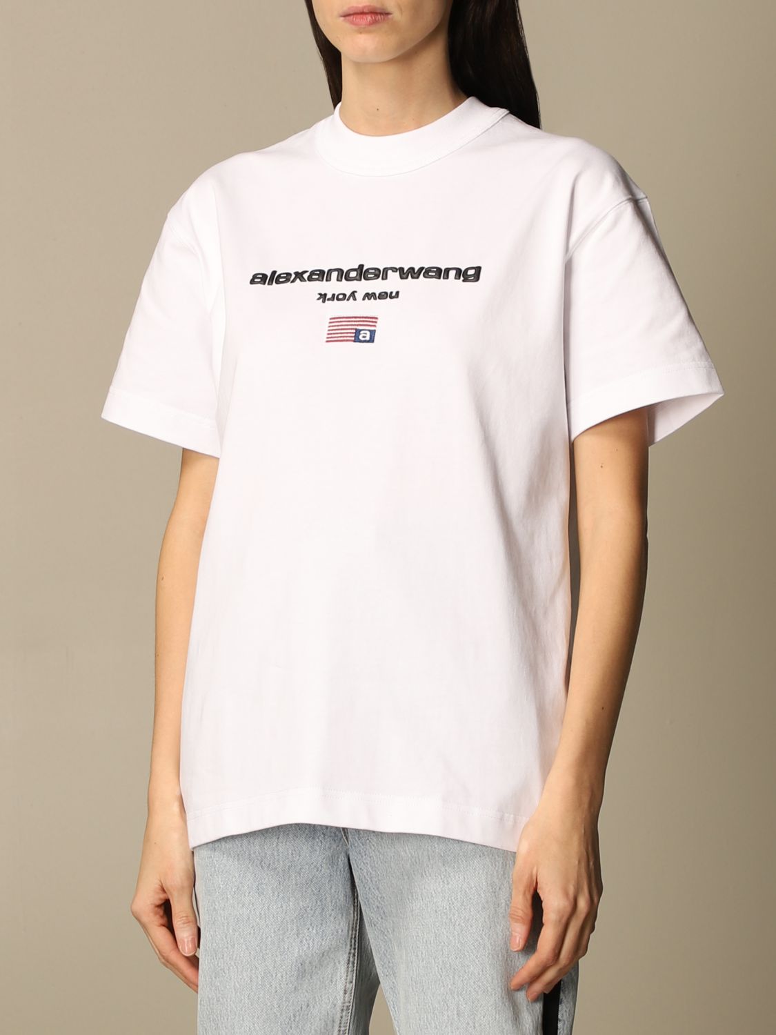 ALEXANDER WANG：Tシャツ レディース - ホワイト | GIGLIO.COM