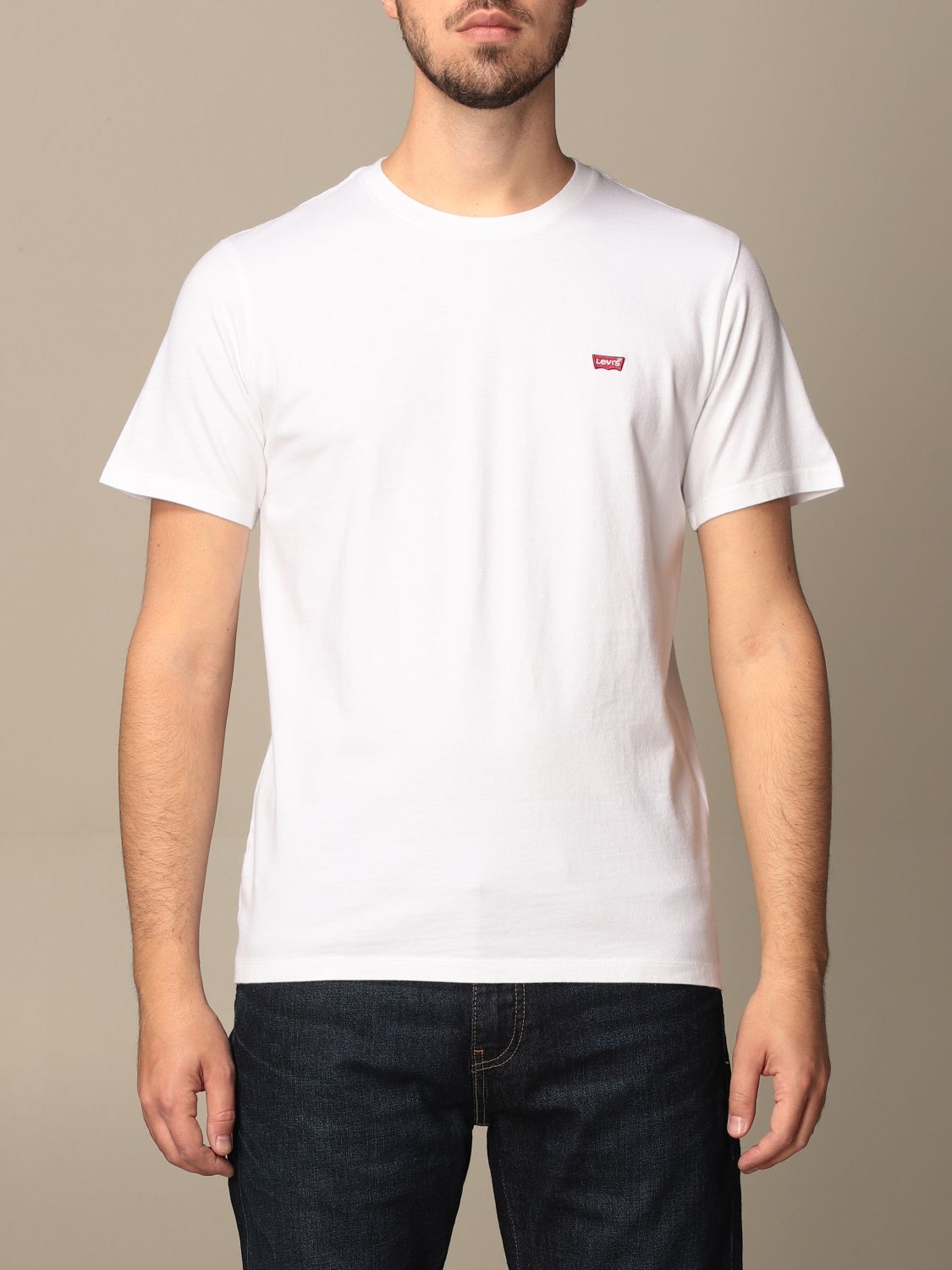 Levi's Outlet: cotton t-shirt with logo - White | Levi's t-shirt 56605 ...