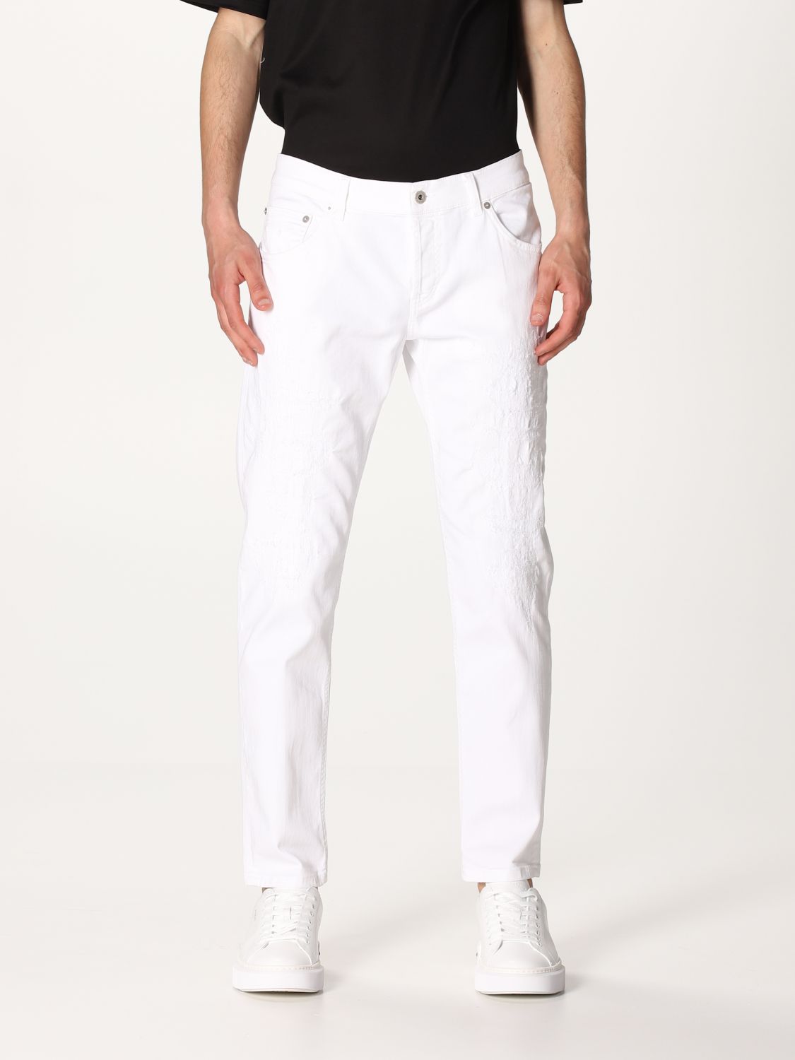 Jeans Dondup: Jeans hombre Dondup blanco 1