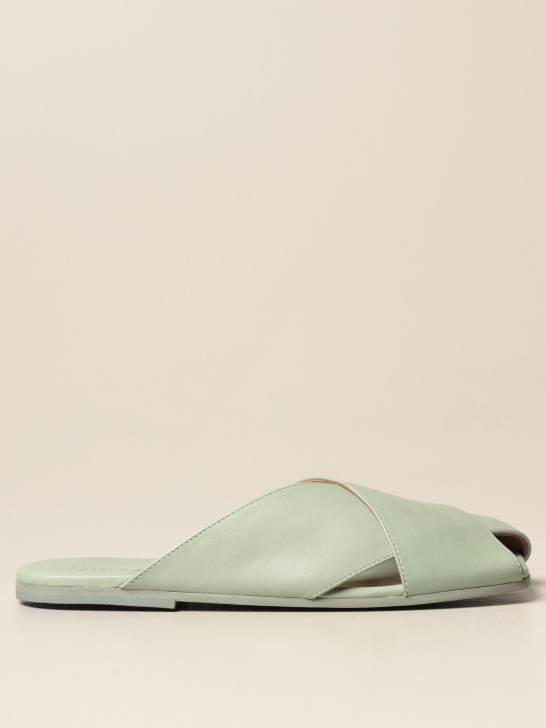 Flat sandals Marsèll: Marsèll sandal in calfskin sea 1