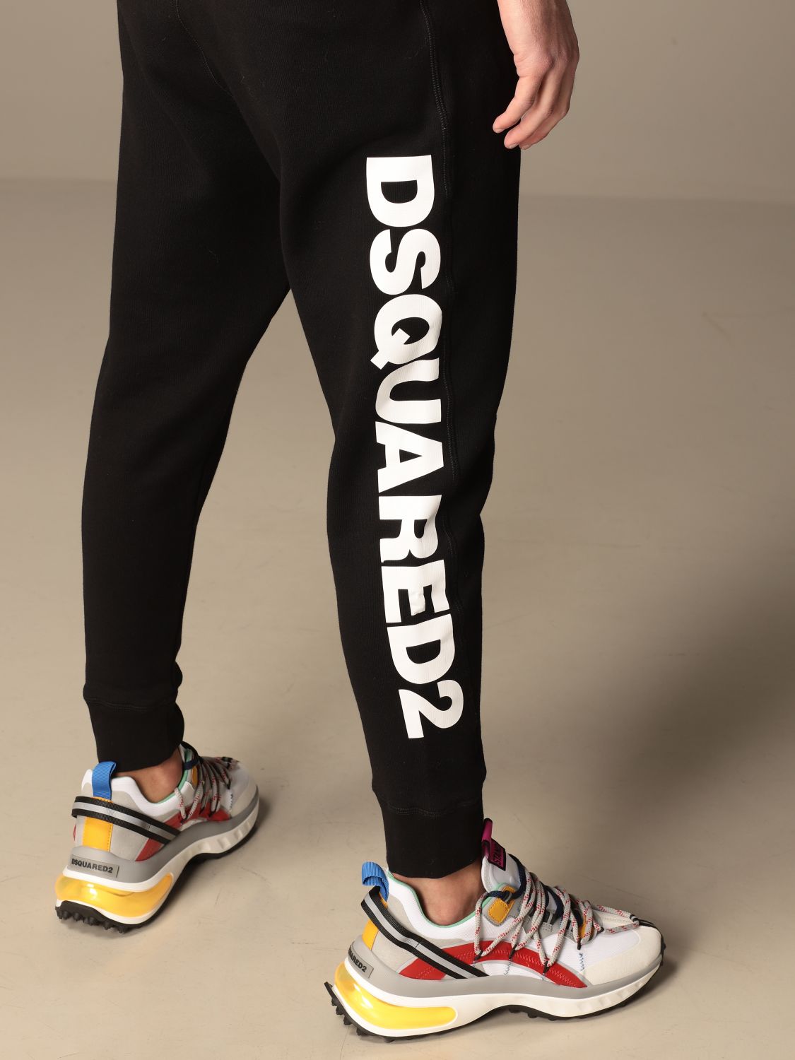 DSQUARED2: jogging trousers with logo | Pants Dsquared2 Men Black