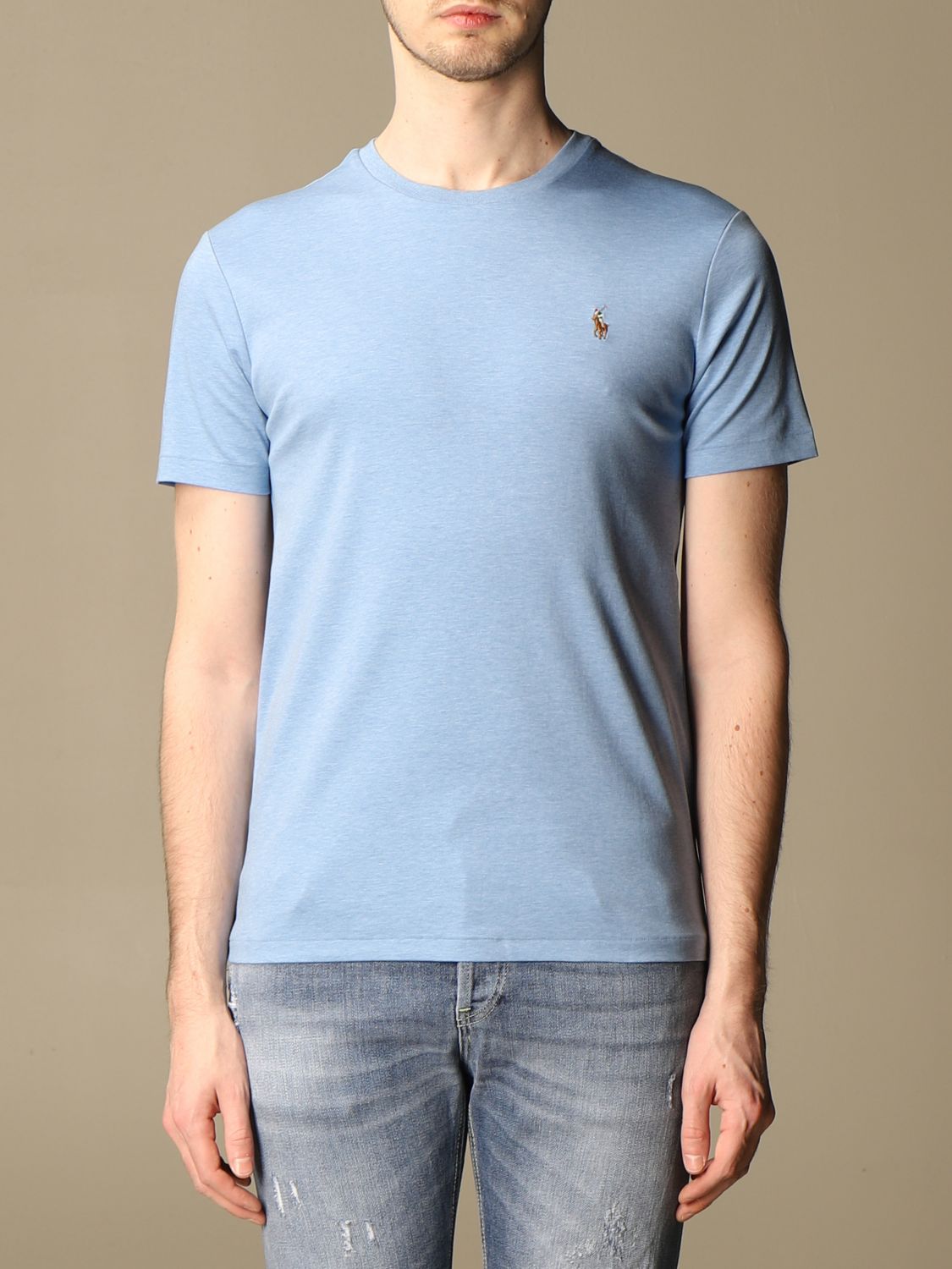 ralph lauren sky blue t shirt