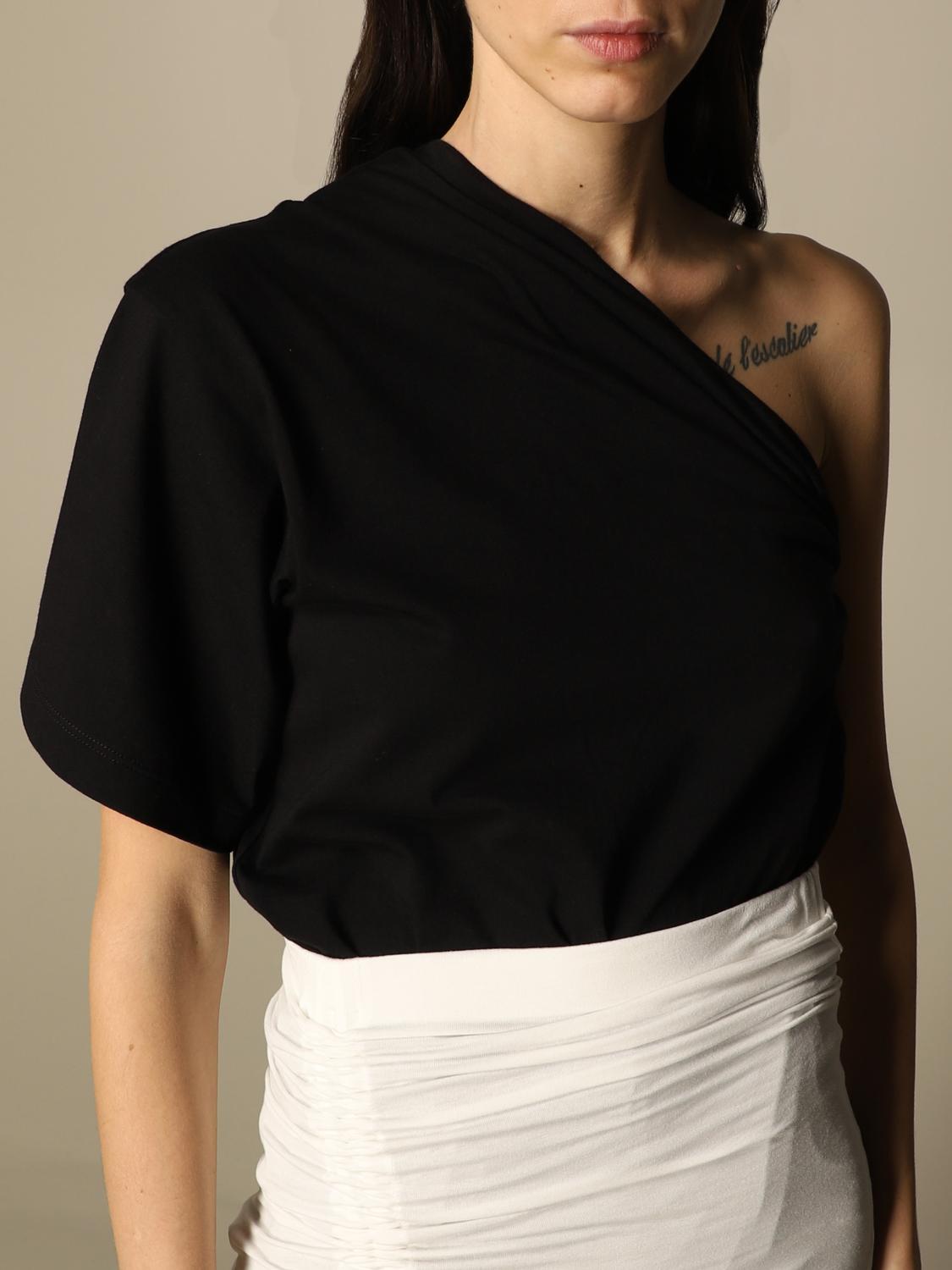 T-shirt monospalla | T-shirt donna | T-shirt per le donne senza maniche 