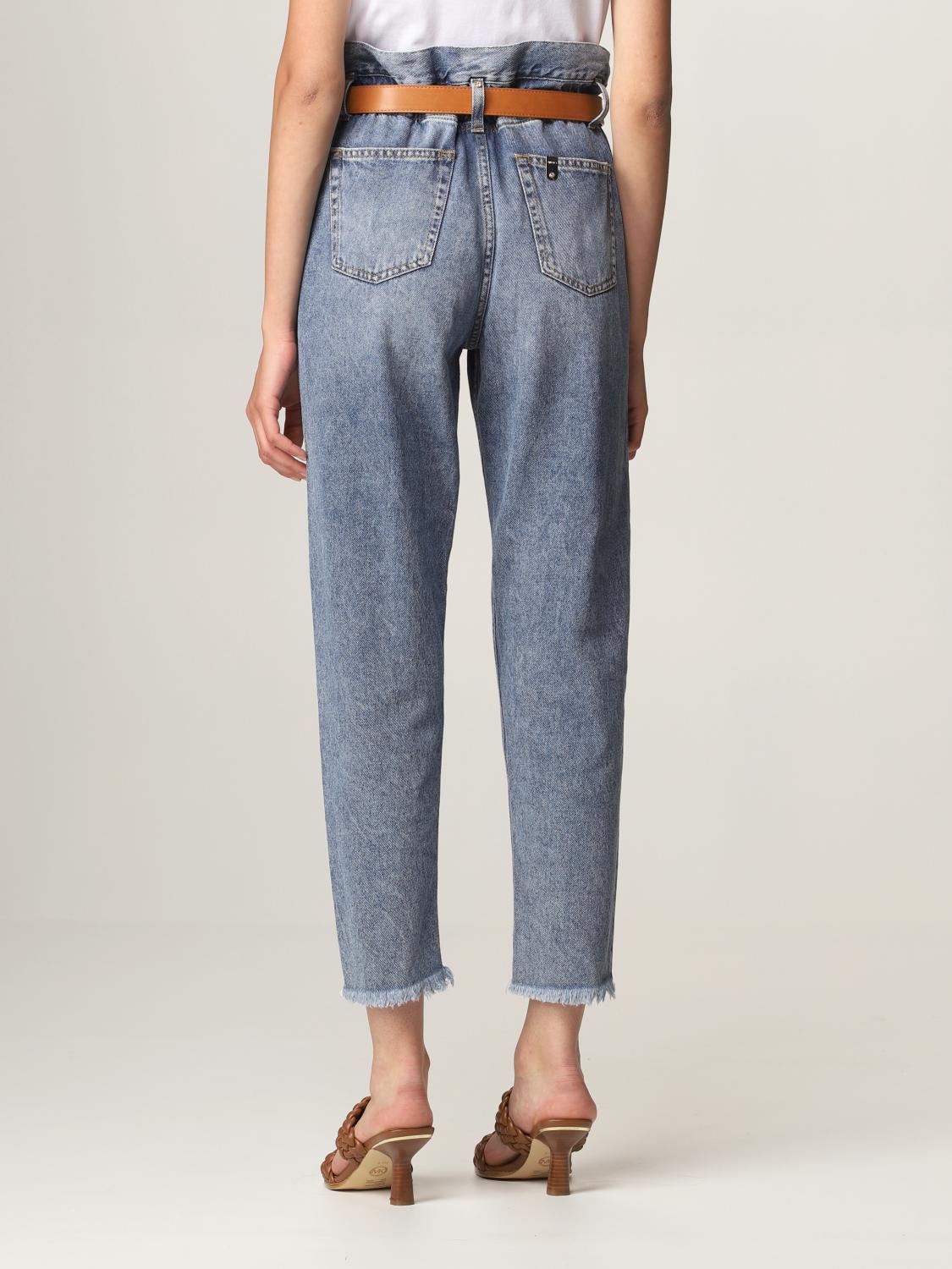 LIU JO: Jeans con cintura - Denim | Jeans Liu Jo UA1072D4623 GIGLIO.COM