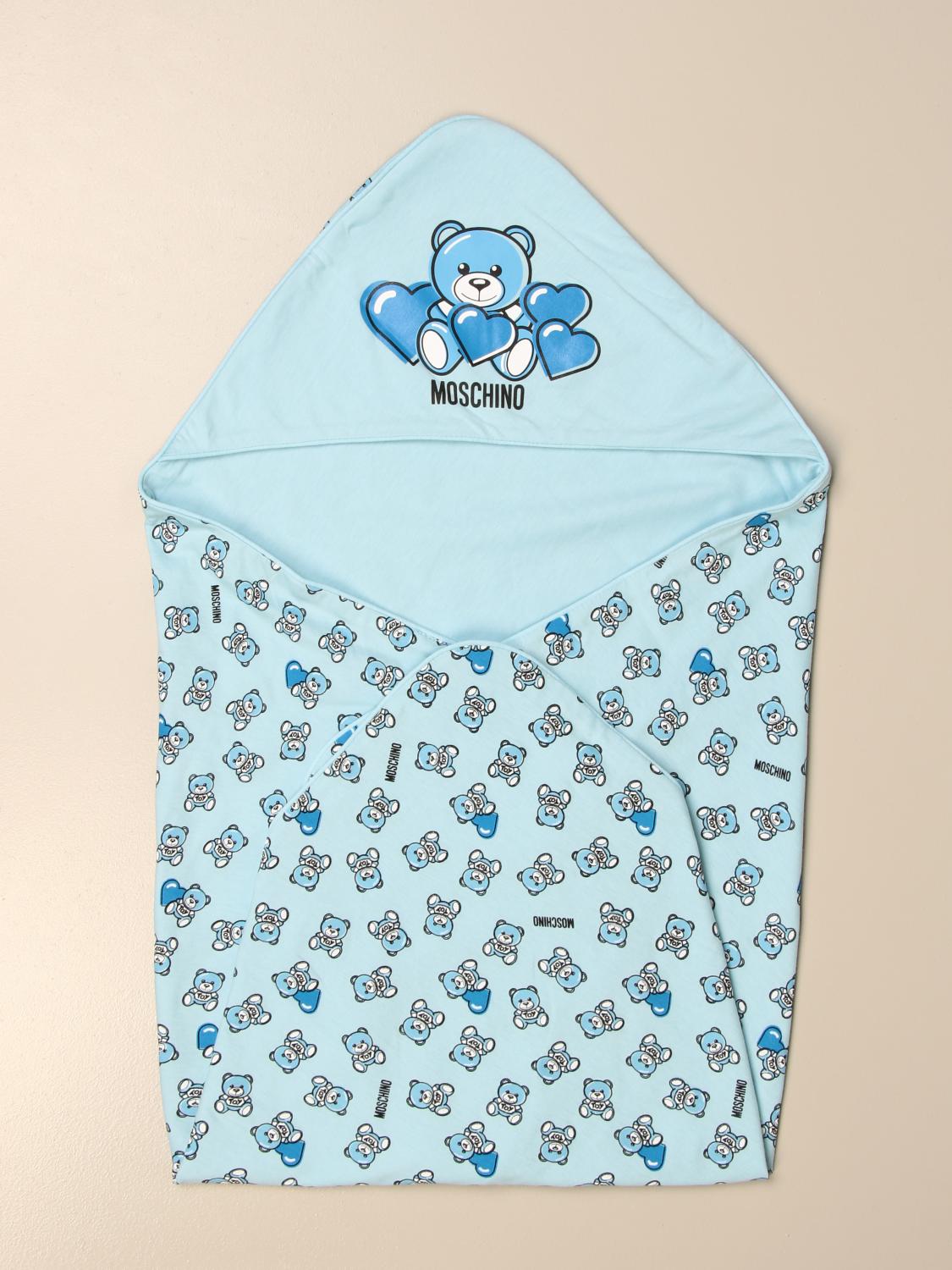 blue teddy blanket