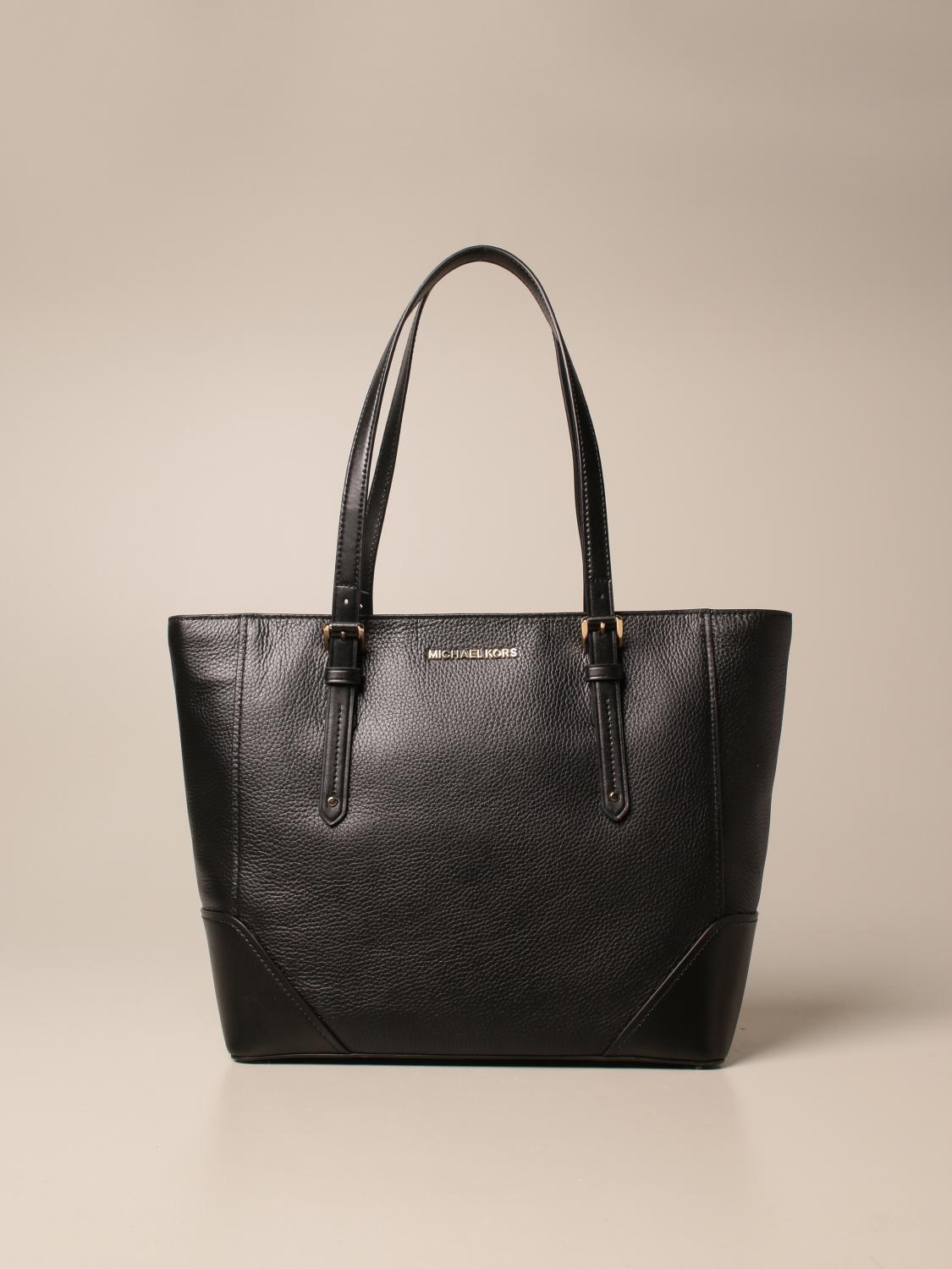 MICHAEL KORS Michael Air Bag in hammered leather Black Michael