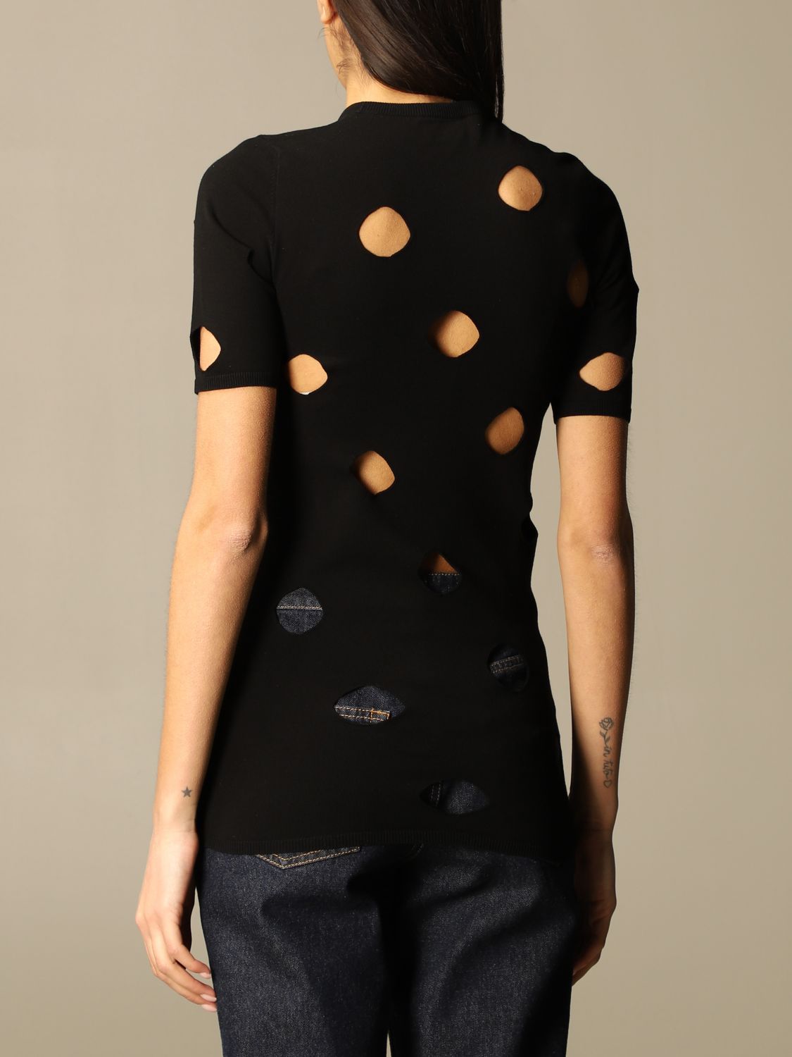 prada hole shirt