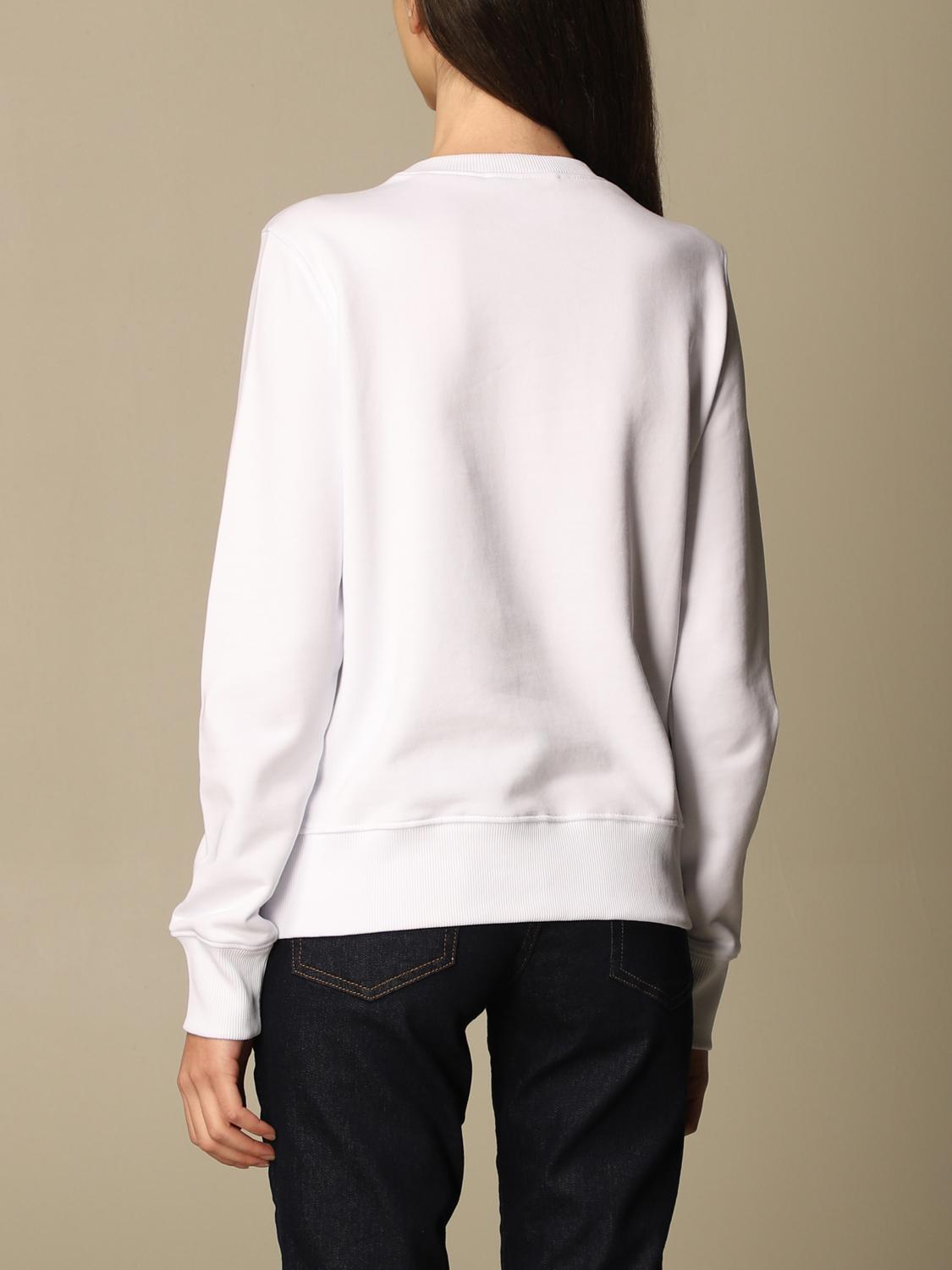 versace jeans couture white sweatshirt