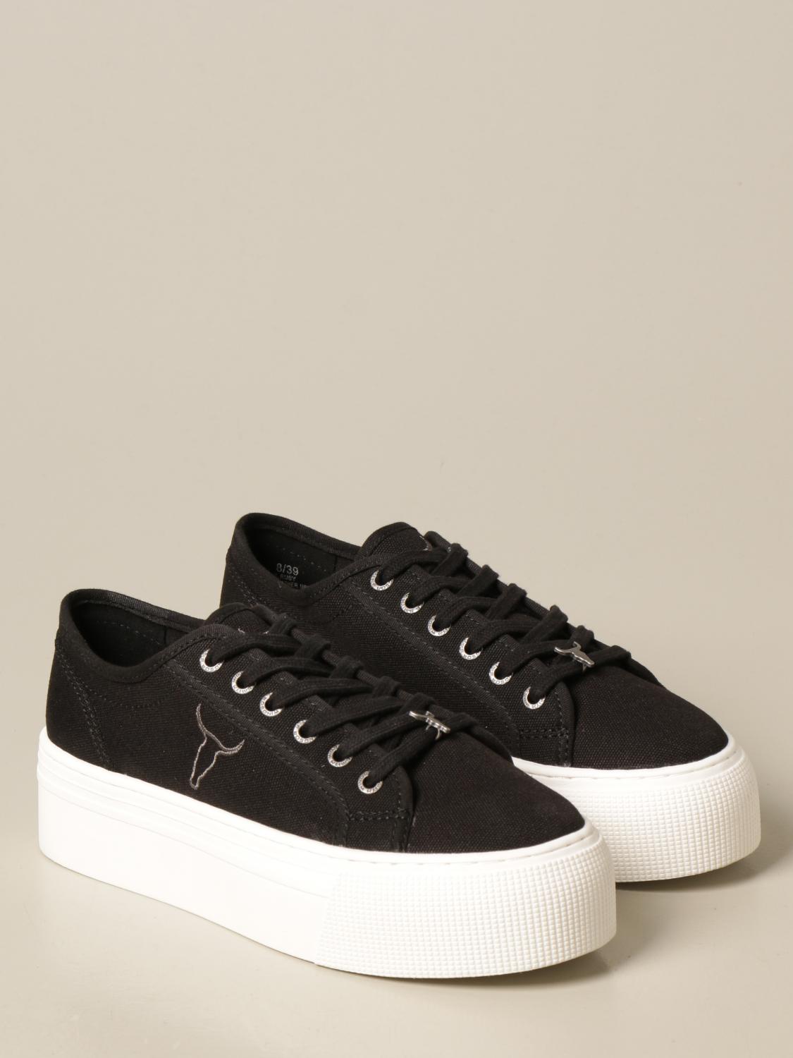 windsor smith ruby black canvas