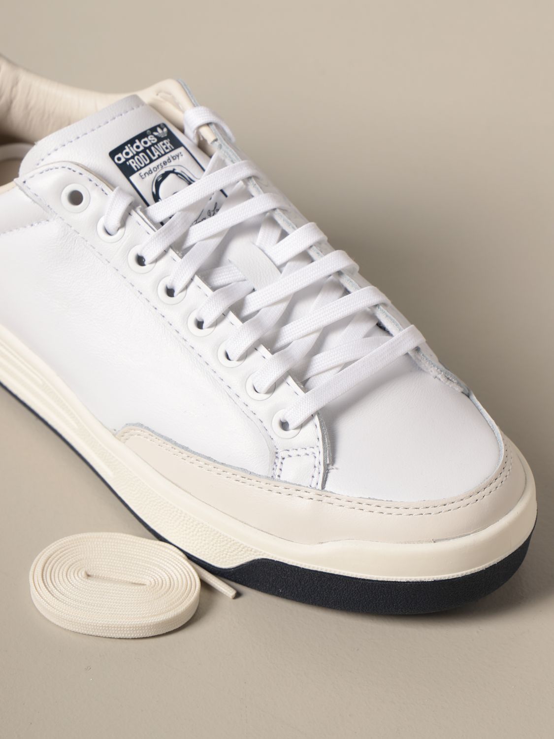 Adidas Originals Rod Laver Leather Sneakers Sneakers Adidas Originals Men White Sneakers Adidas Originals Fx5606 Giglio En